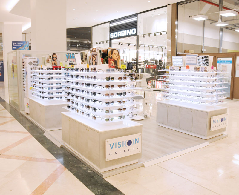 Vision Gallery Tecnitalia designs and manufactures furniture for optical stores